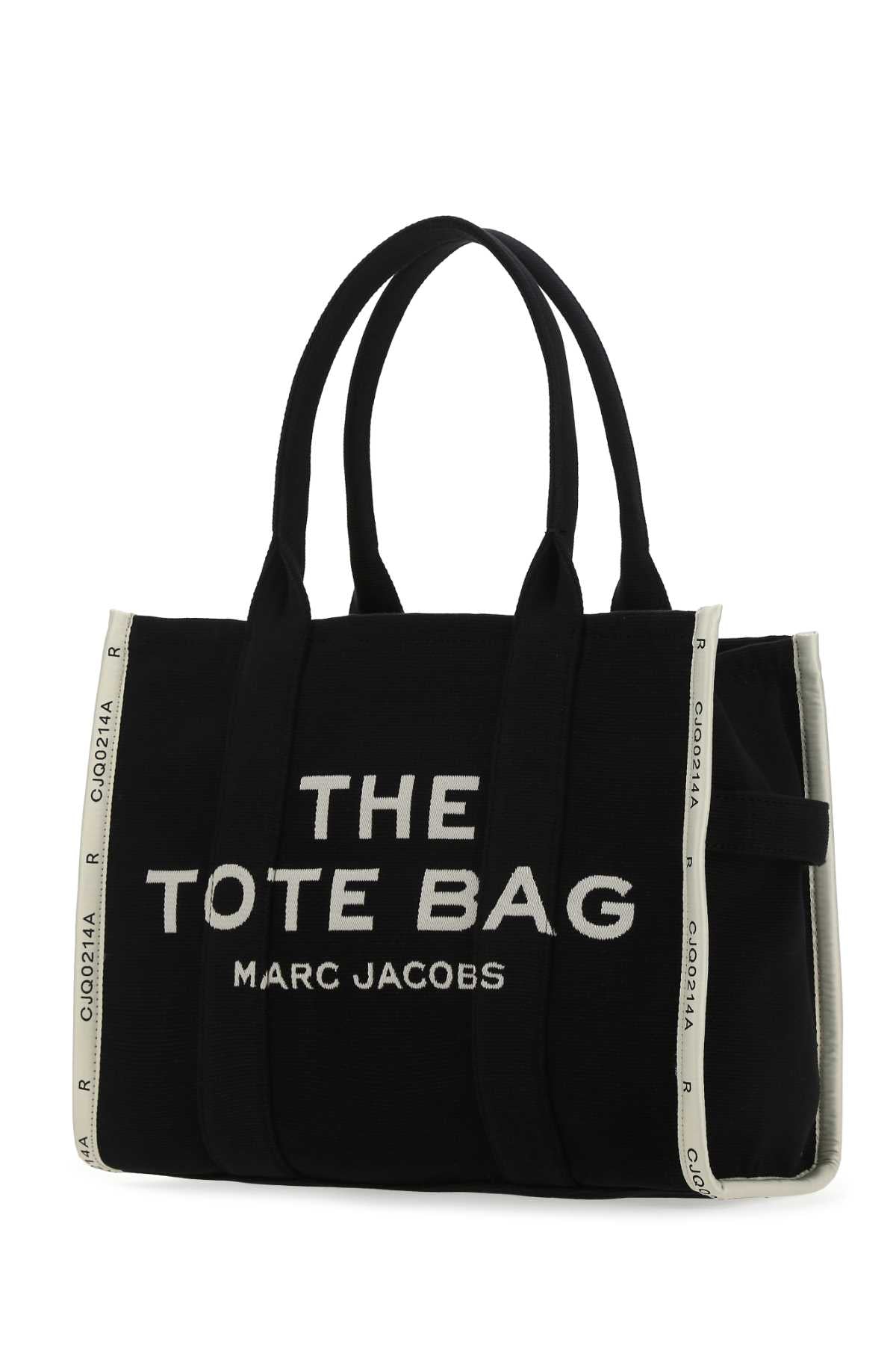 Marc Jacobs Women Black Canvas The Tote Shopping Bag MARC JACOBS