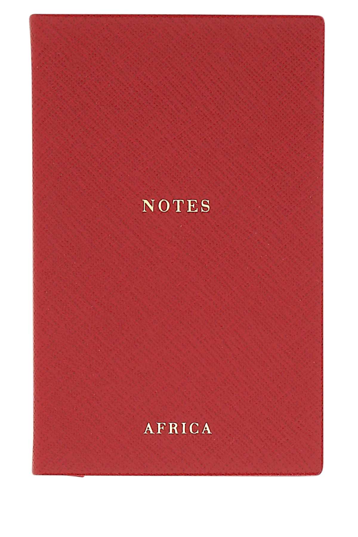 Prada Unisex Red Leather Africa Notebook PRADA