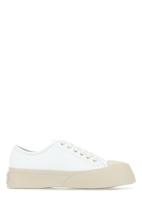Marni Man White Leather Pablo Sneakers