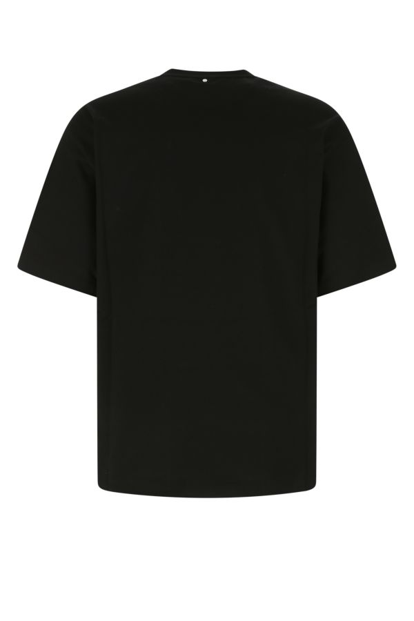 Oamc Man Black Cotton Oversize T-Shirt