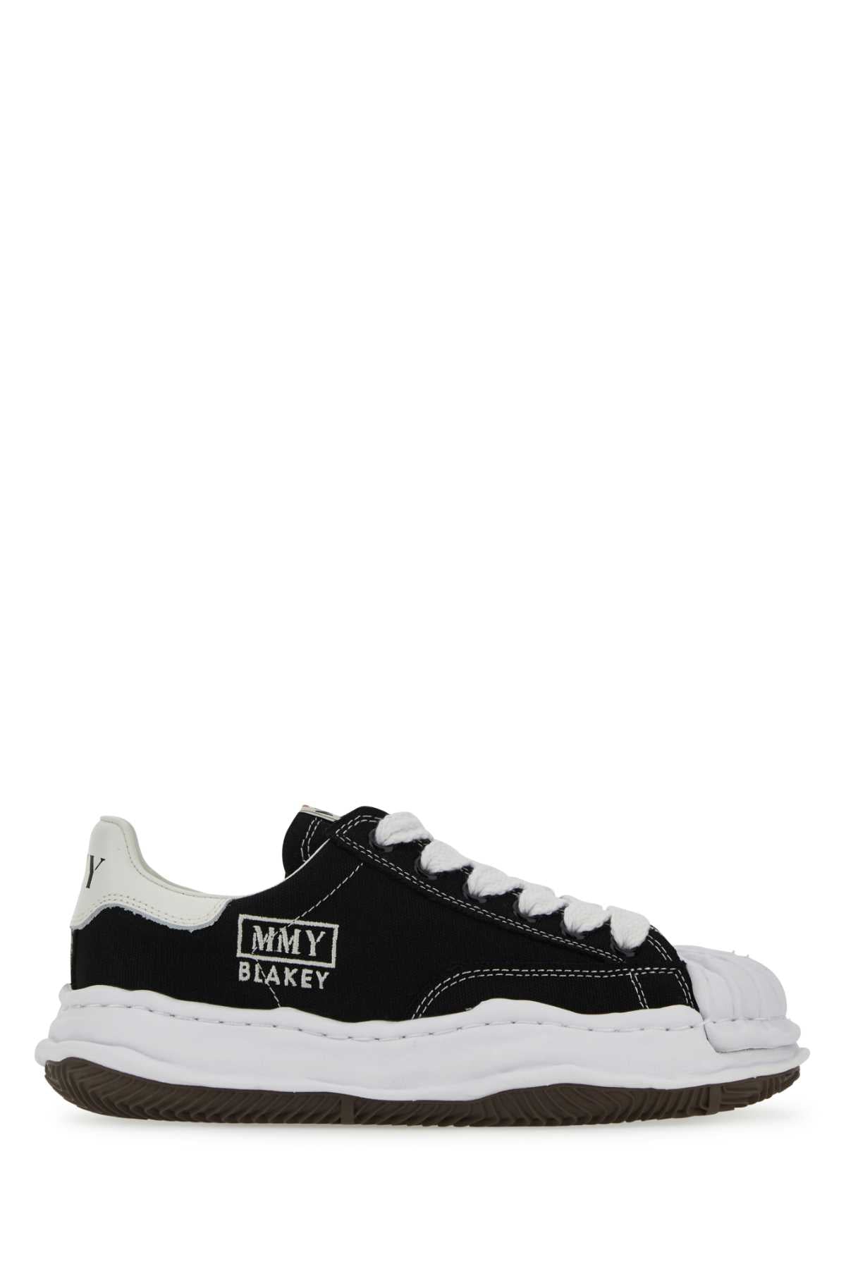 Maison Mihara Yasuhiro Unisex Black Canvas Sneakers MAISON MIHARA YASUHIRO
