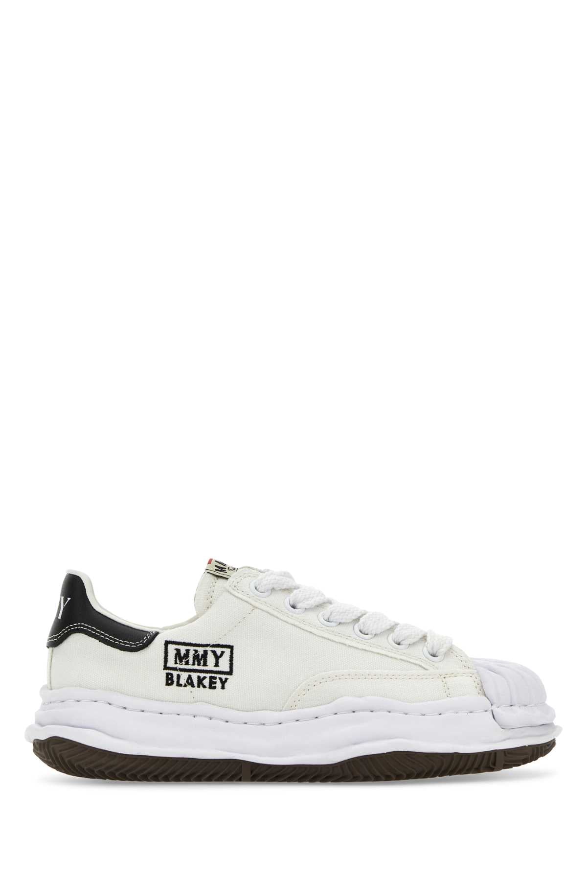 Maison Mihara Yasuhiro Unisex Ivory Canvas Sneakers MAISON MIHARA YASUHIRO