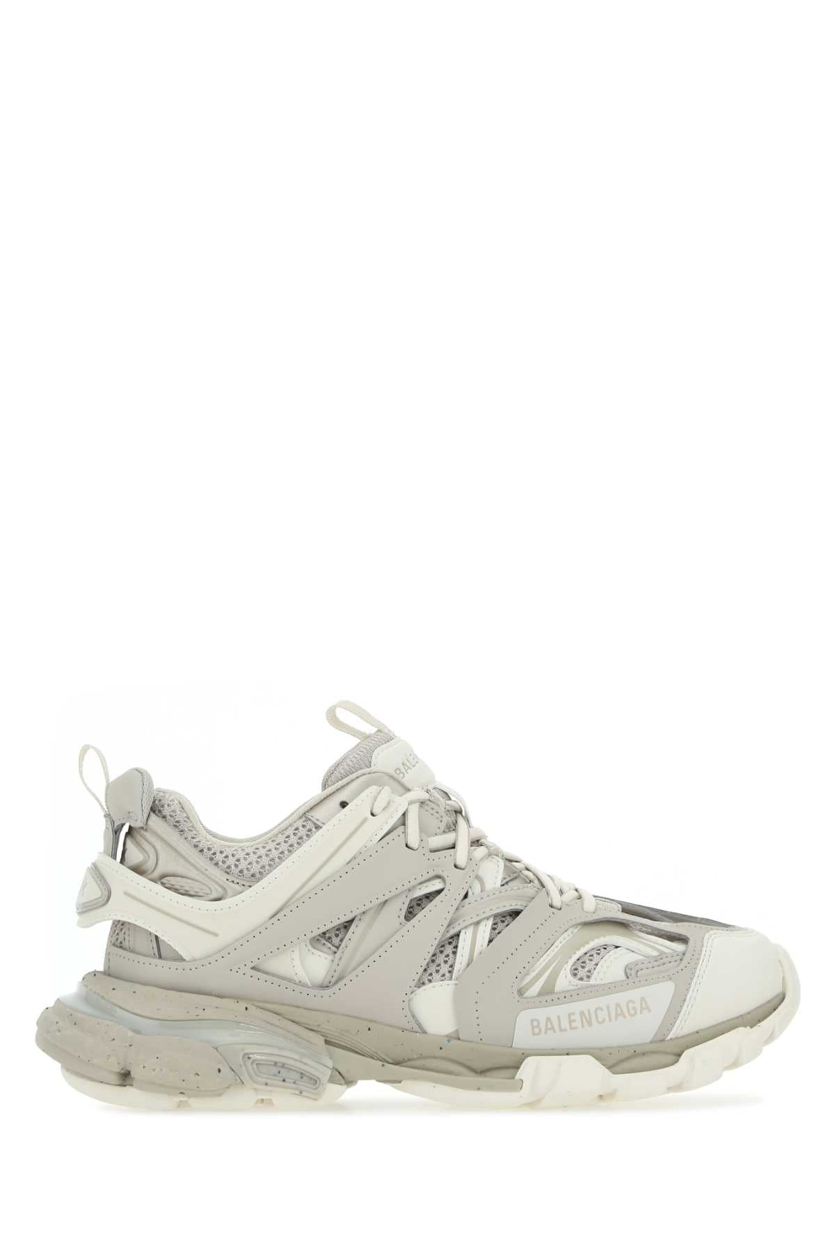 Balenciaga Women Dove Grey Synthetic Leather And Fabric Sneakers BALENCIAGA