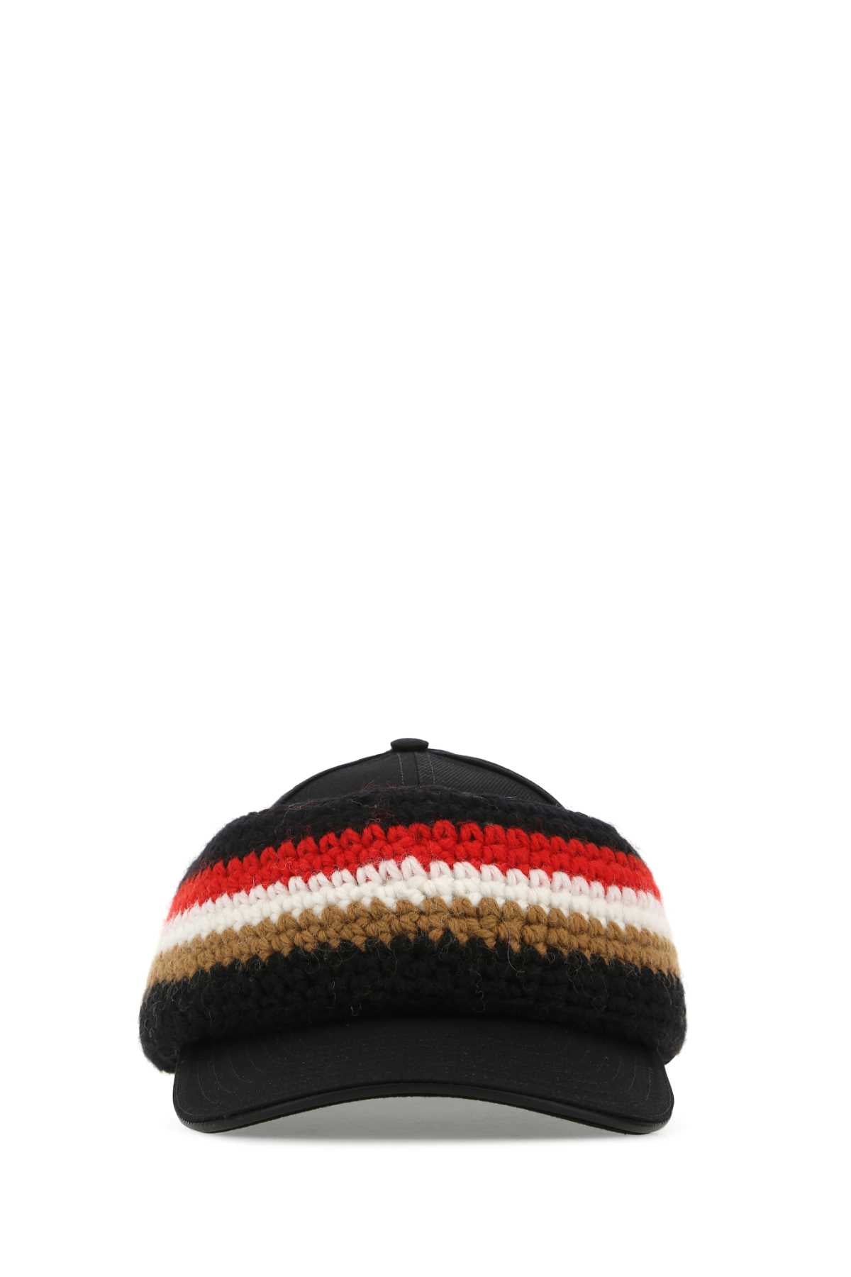 Burberry Men Black Cotton Hat BURBERRY