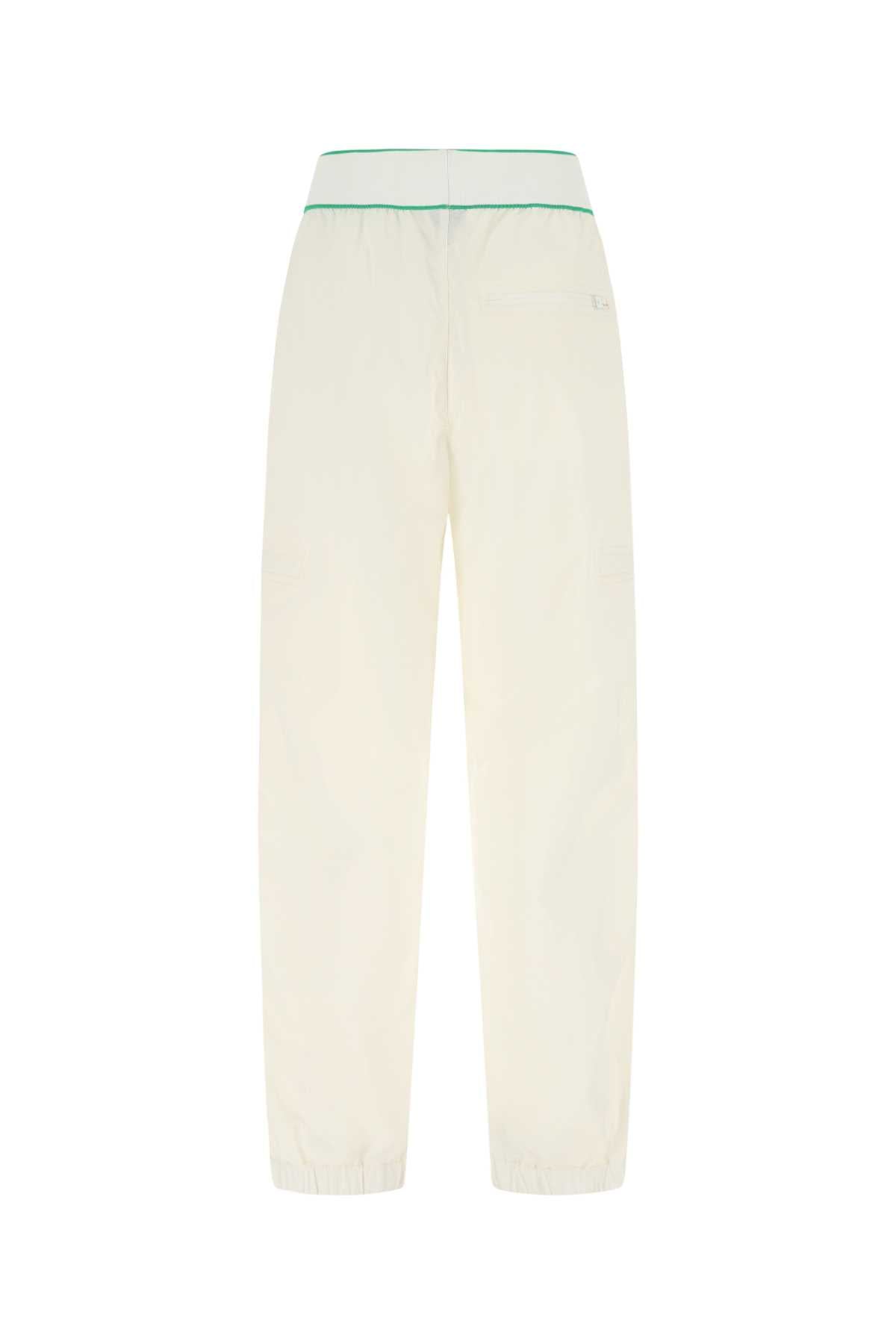 Bottega Veneta Women White Nylon Pant BOTTEGA VENETA