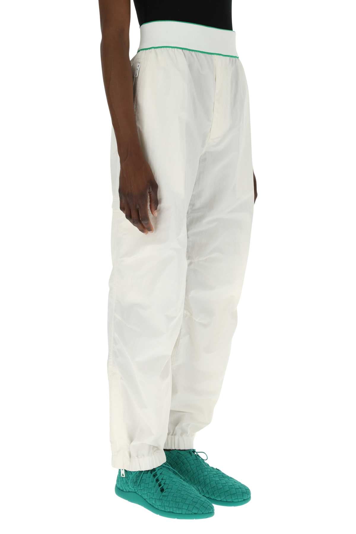 Bottega Veneta Women White Nylon Pant BOTTEGA VENETA