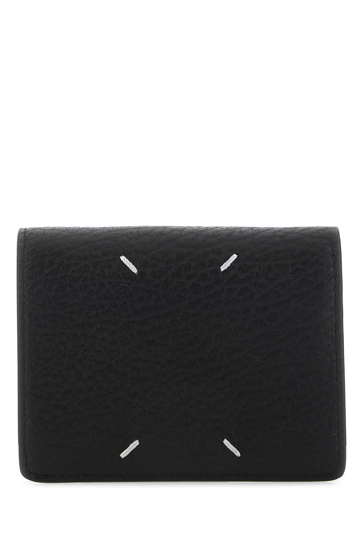Maison Margiela Women Black Leather Wallet MAISON MARGIELA