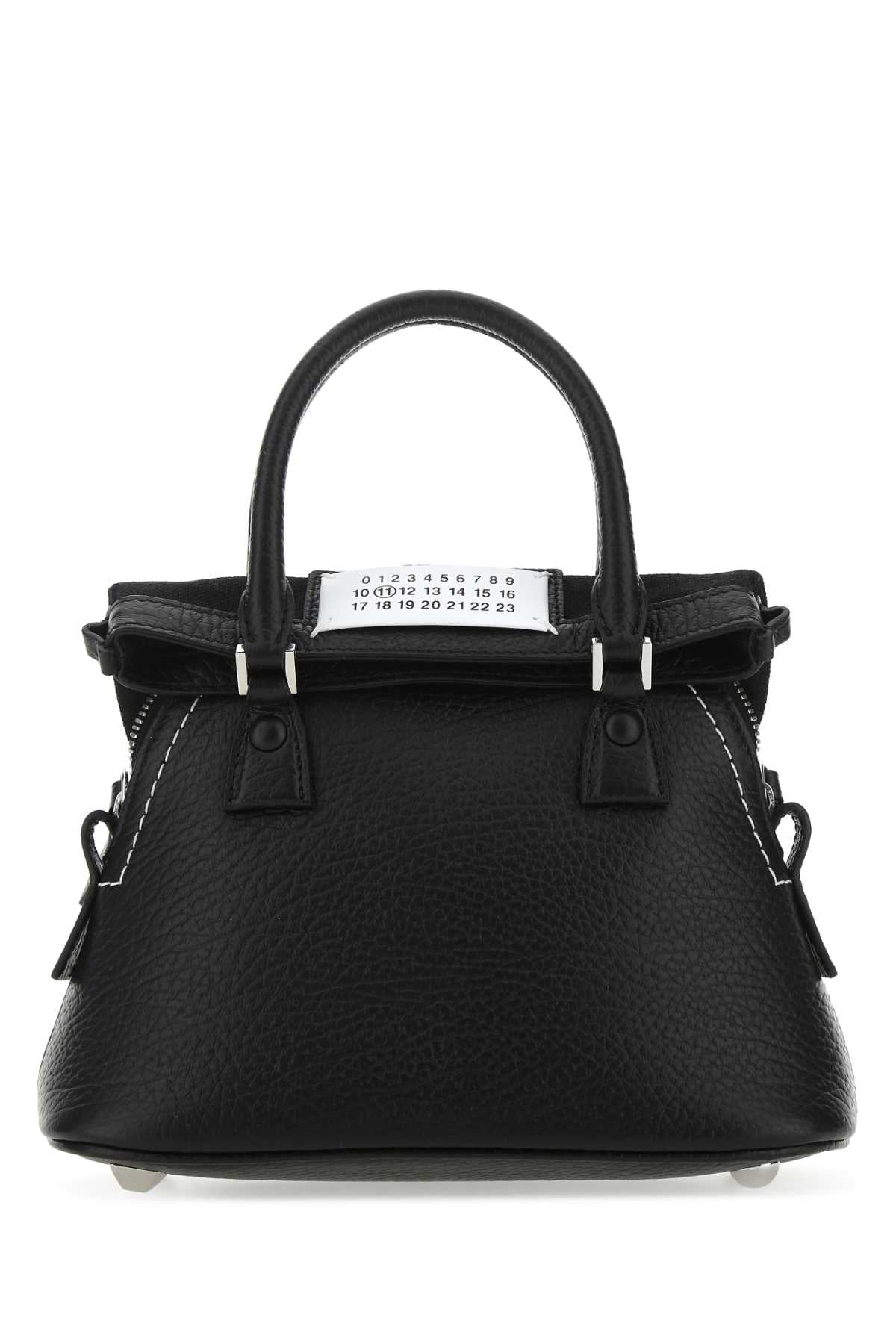 Maison Margiela Women Black Leather Micro 5Ac Handbag MAISON MARGIELA
