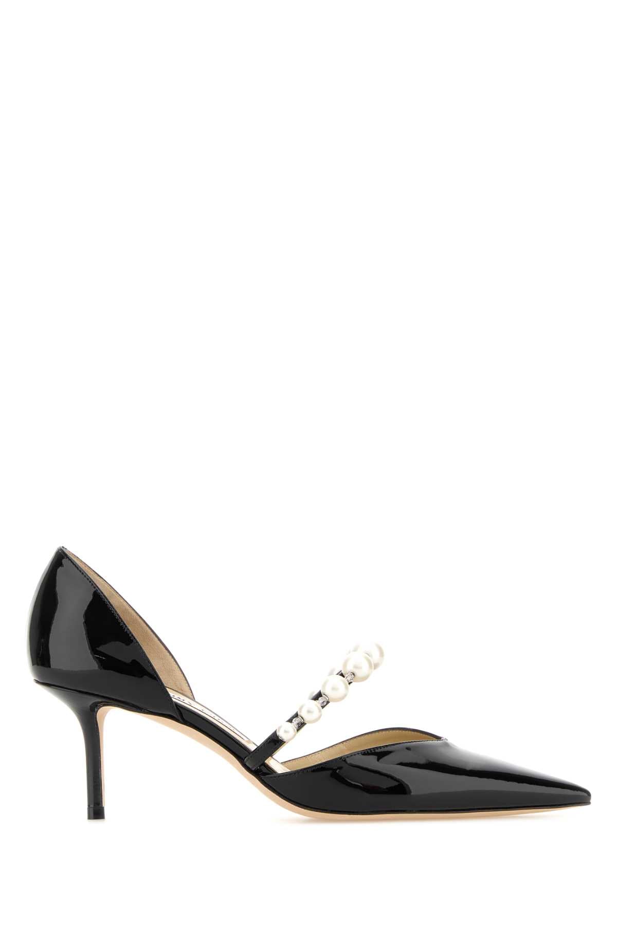 Jimmy Choo Women Black Leather Aurelie 65 Pumps JIMMY CHOO