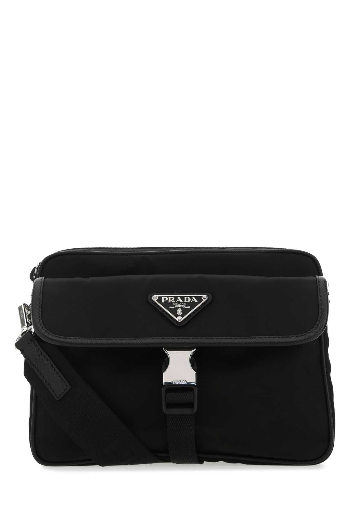 Prada Men Black Nylon Crossbody Bag PRADA
