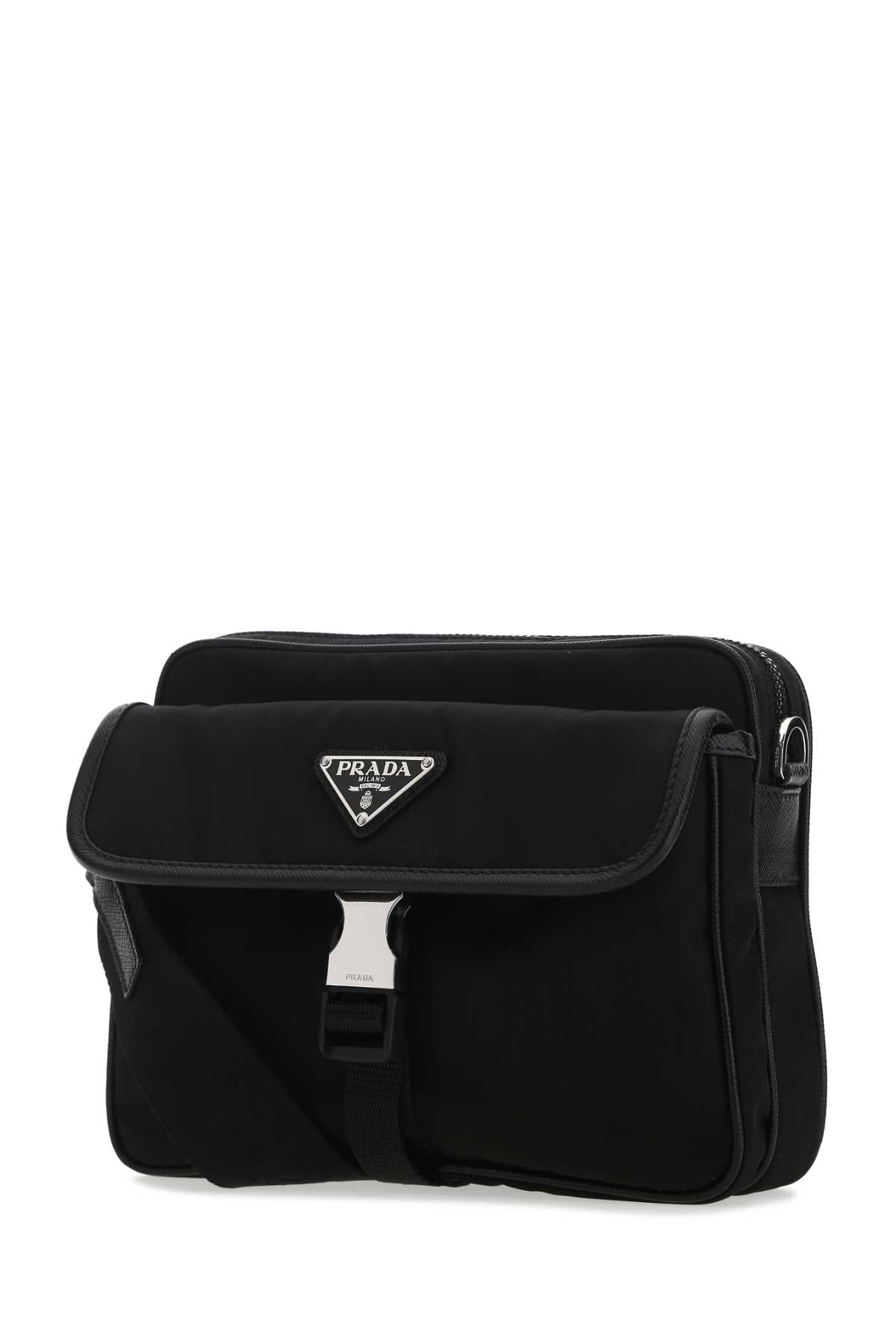 Prada Men Black Nylon Crossbody Bag PRADA