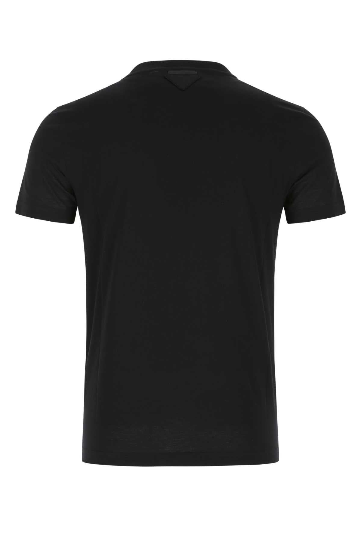 Prada Men Black Cotton T-Shirt Set PRADA