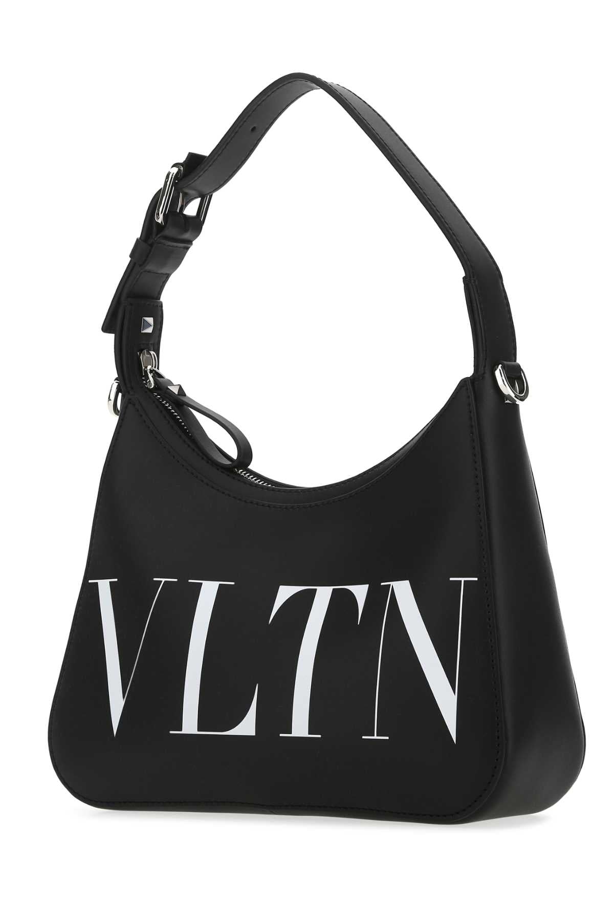 Valentino Garavani Men Black Leather Vltn Handbag VALENTINO GARAVANI