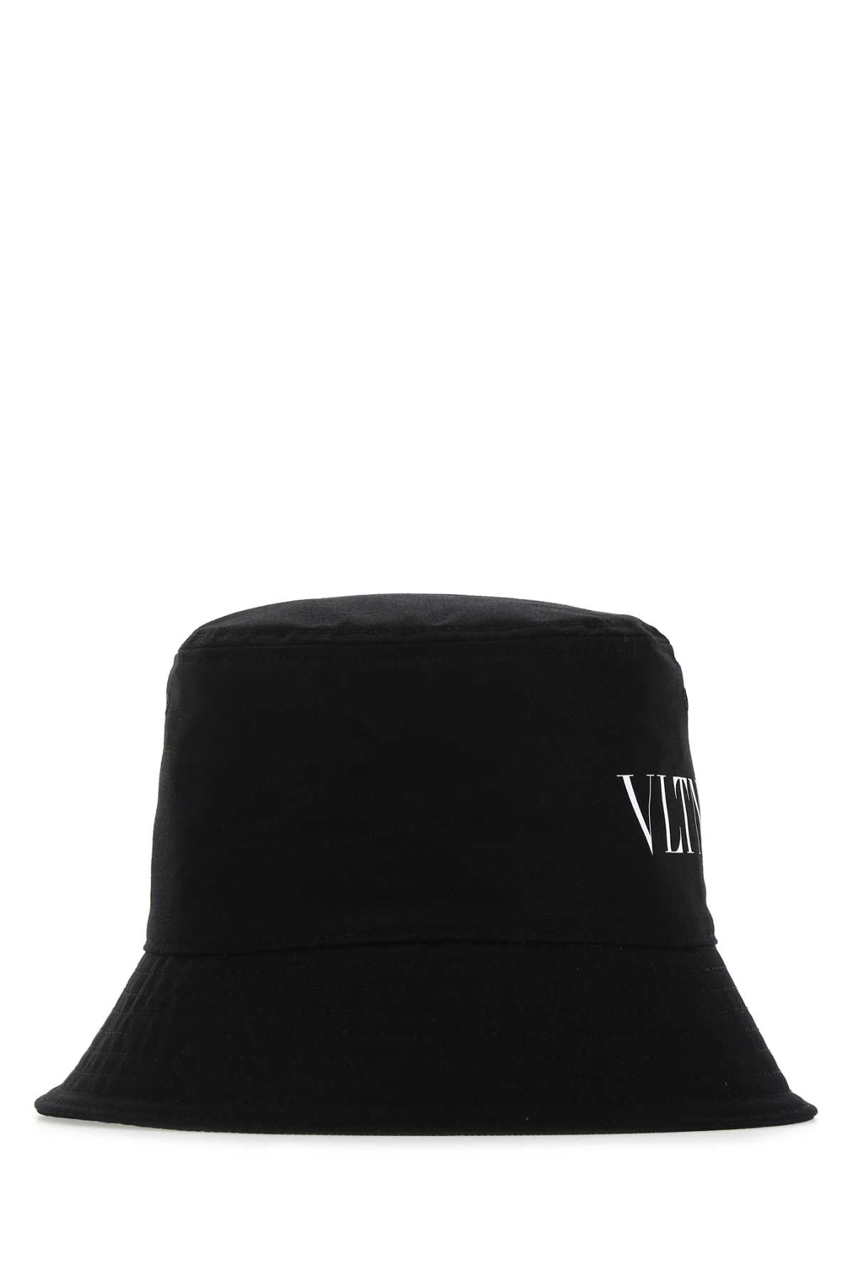 Valentino Garavani Men Black Cotton Hat VALENTINO GARAVANI