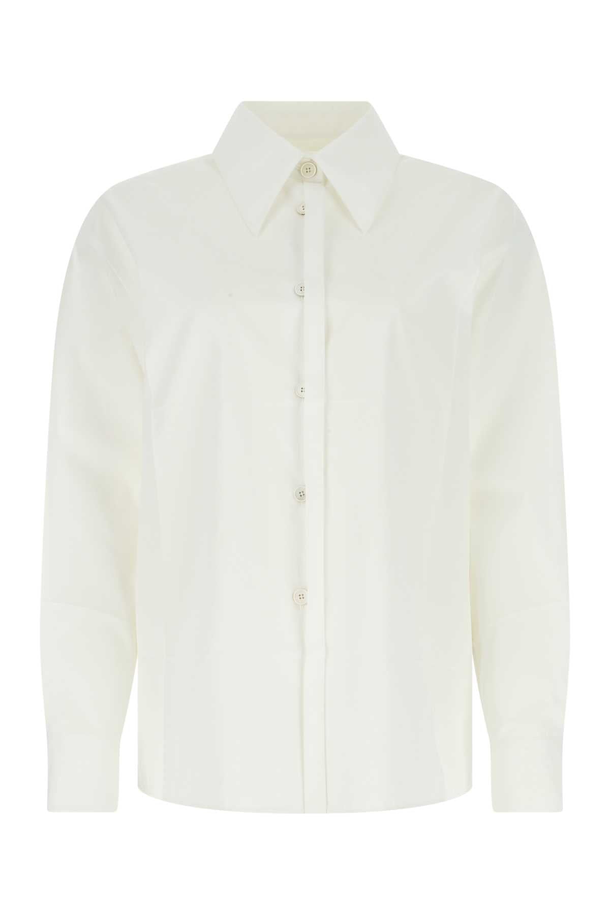 Jil Sander Women White Poplin Oversize Shirt