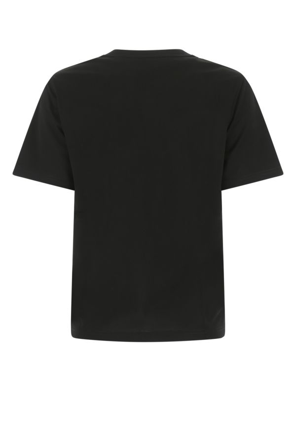 Burberry Woman Black Cotton T-Shirt