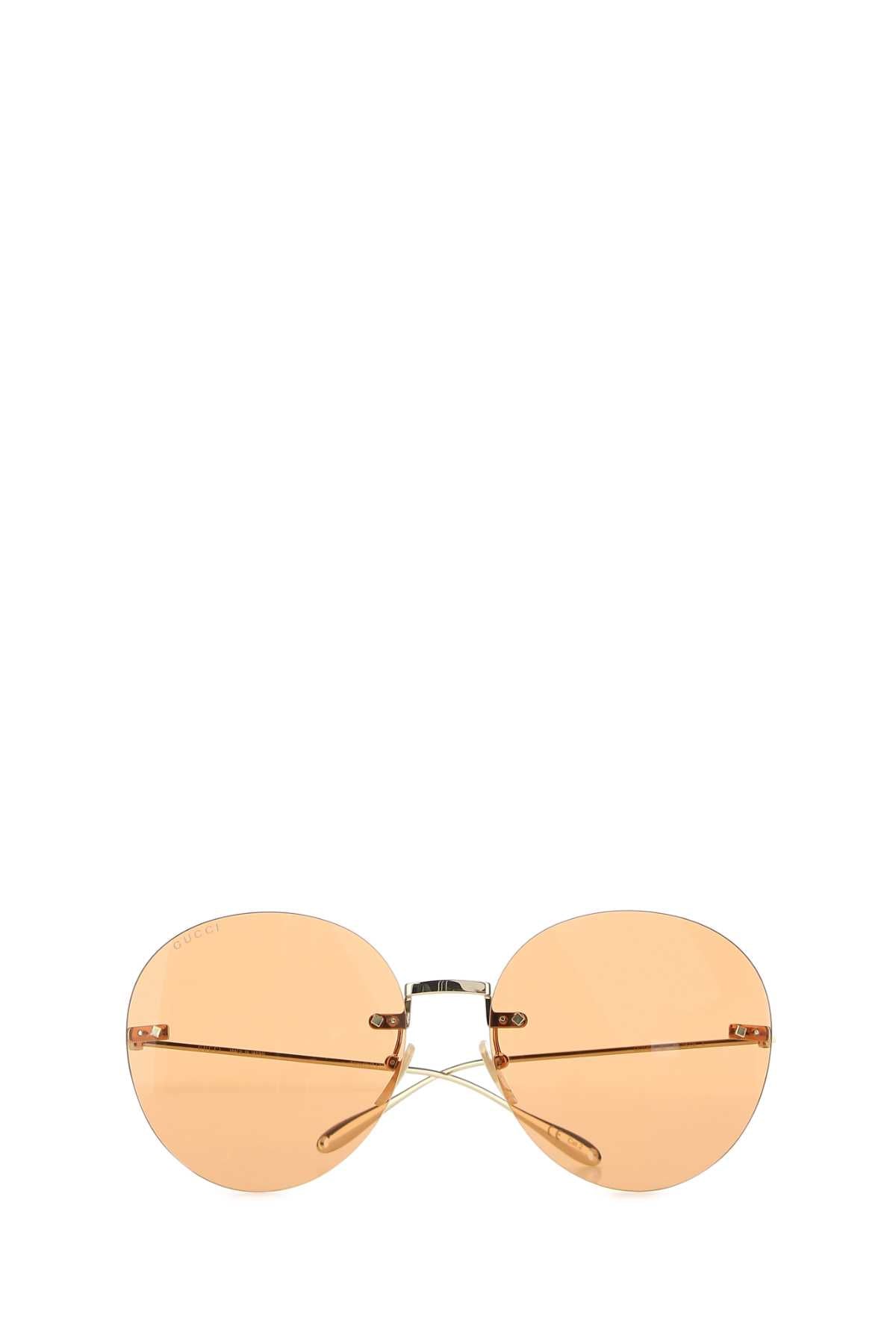 Gucci Women Gold Metal Sunglasses GUCCI
