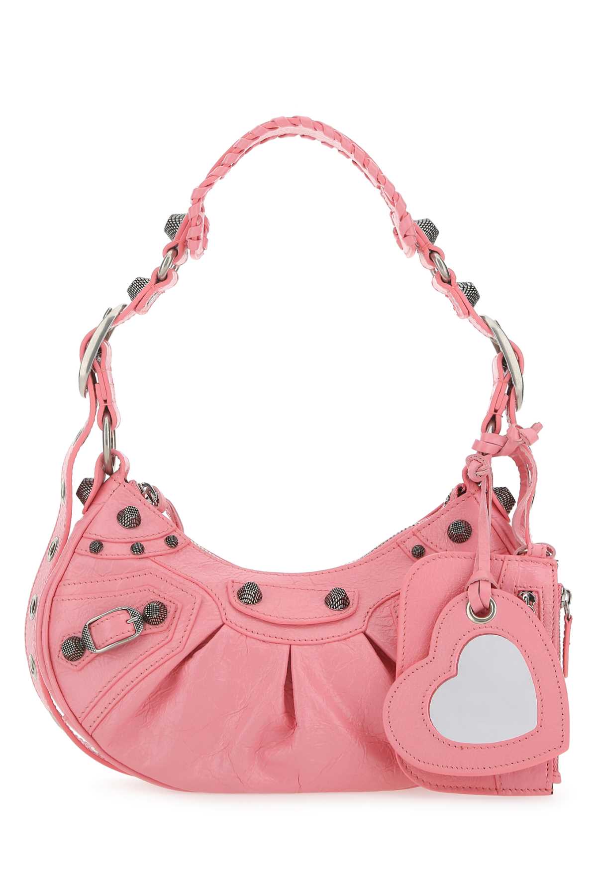 Balenciaga Women Pink Nappa Leather Le Cagole Xs Shoulder Bag BALENCIAGA