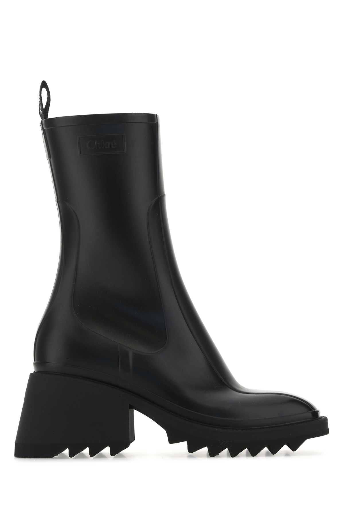 Chloe Women Black Rubber Ankle Boots CHLOE