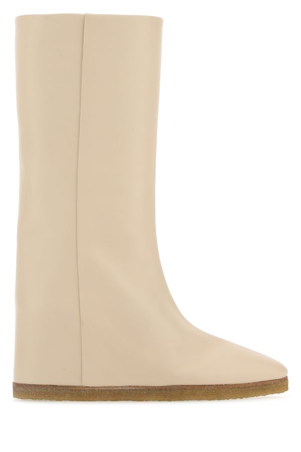 Chloe Woman Sand Leather Moreen Boots