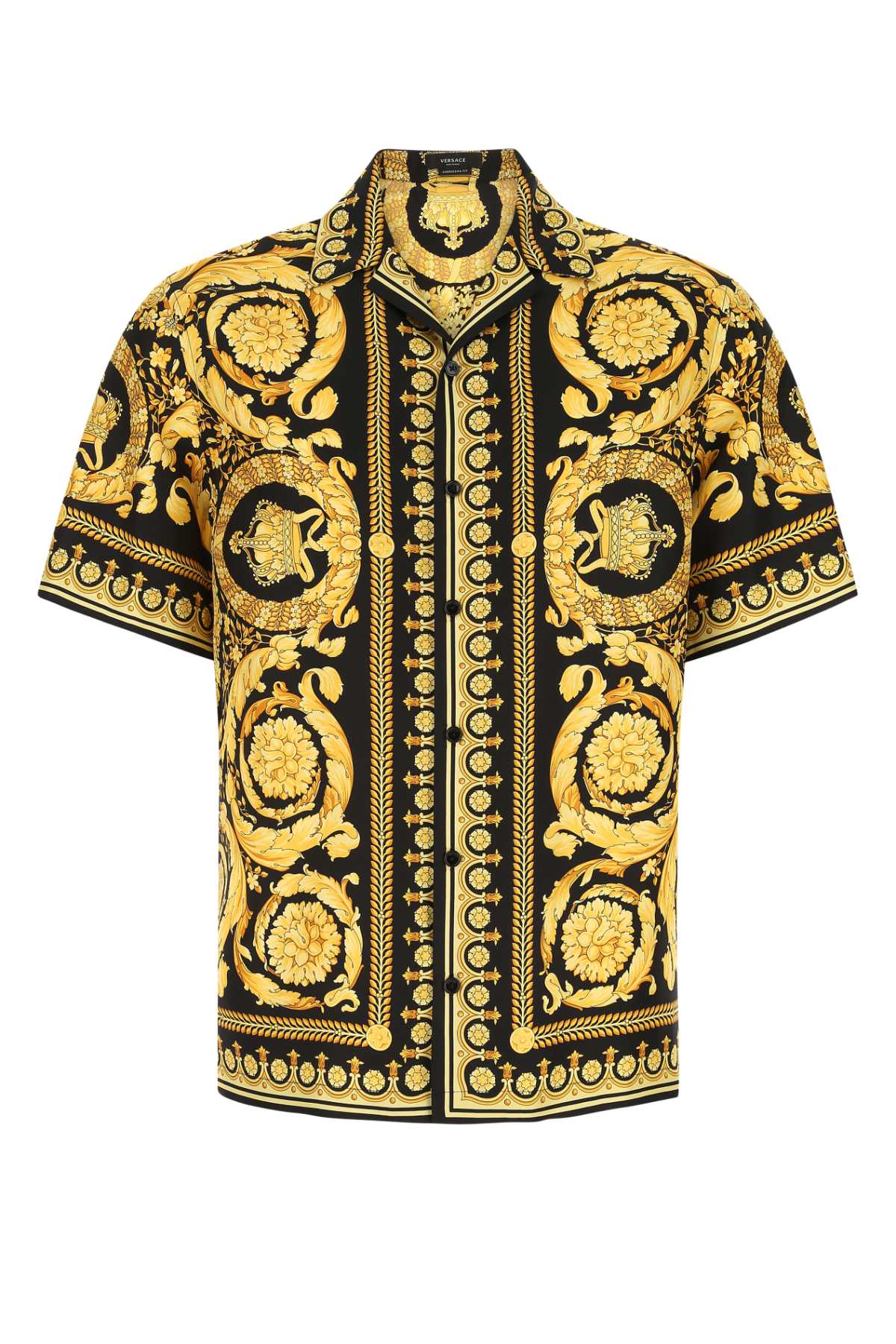 Versace Men Printed Silk Shirt VERSACE