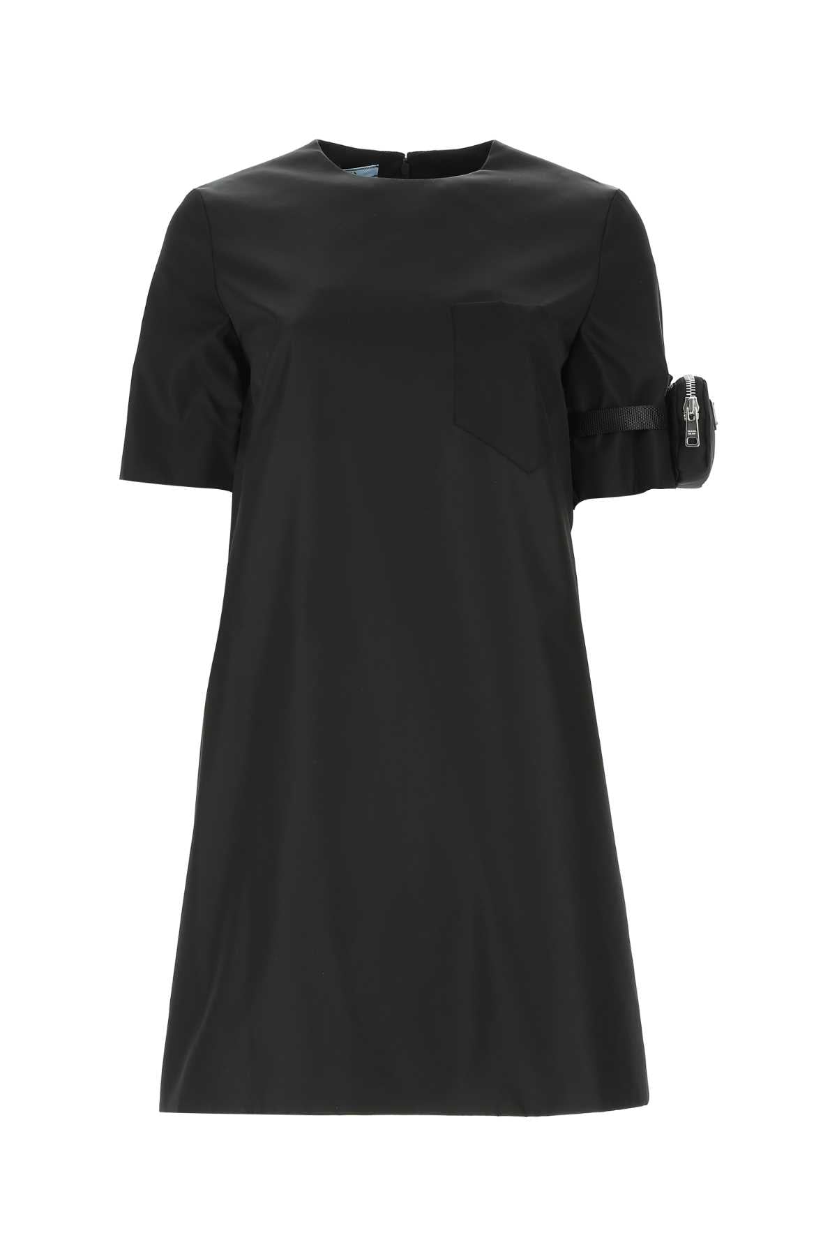 Prada Women Black Re-Nylon Dress PRADA