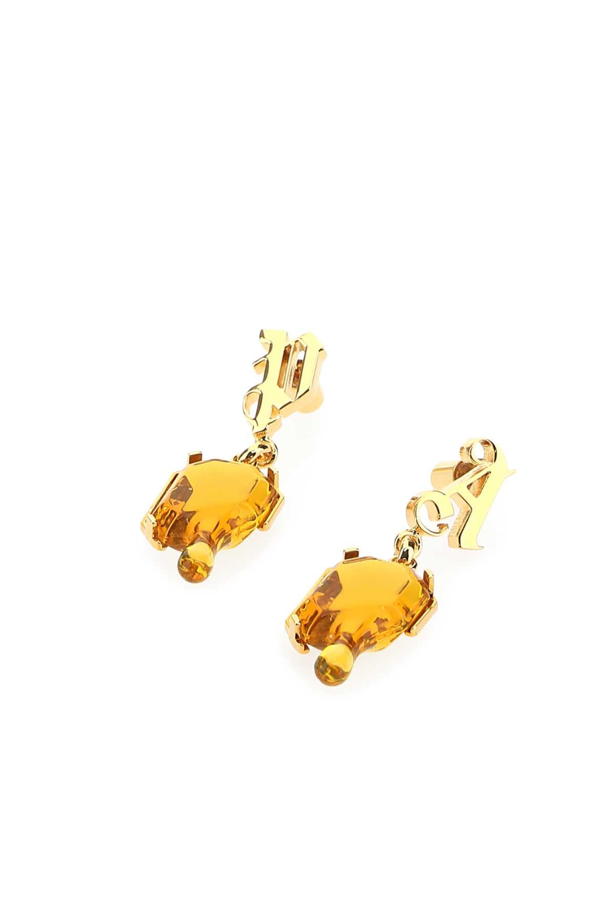 Palm Angels Women Golden Metal Earrings PALM ANGELS