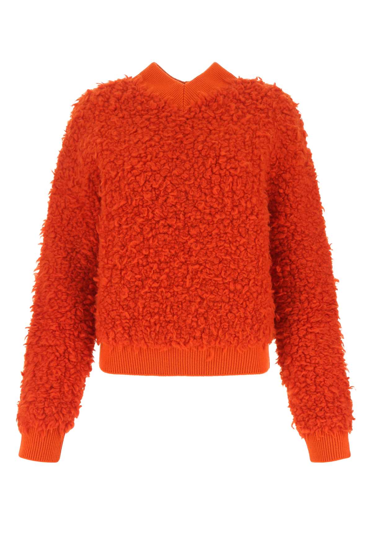 Bottega Veneta Women Red Boucle Sweater BOTTEGA VENETA
