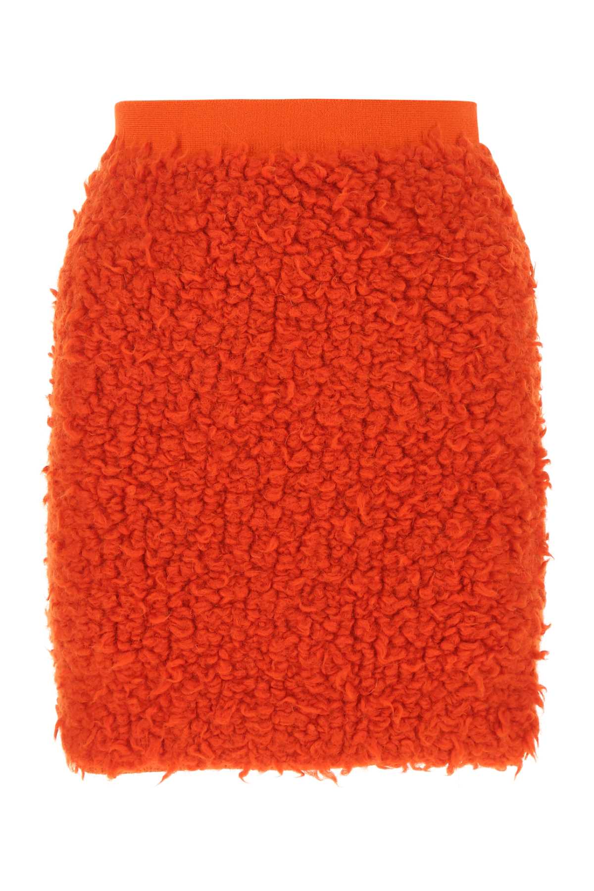 Bottega Veneta Women Red Wool Blend Skirt BOTTEGA VENETA