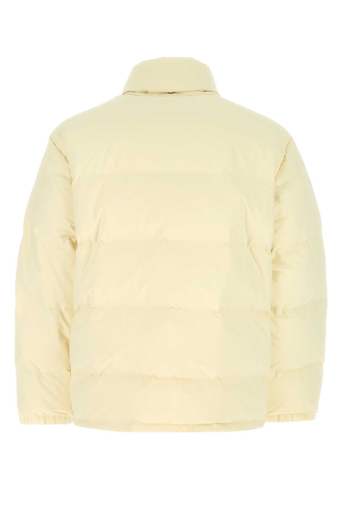 Jil Sander Men Cream Polyester Down Jacket JIL SANDER