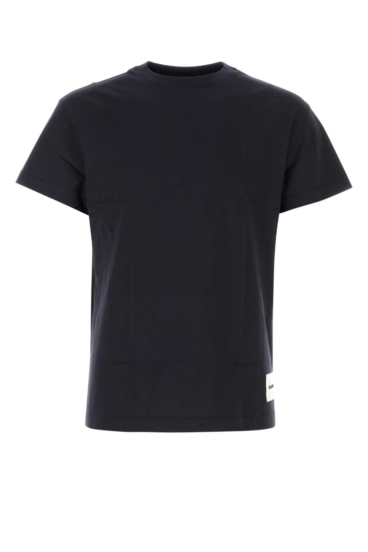 Jil Sander Men Midnight Blue Cotton T-Shirt Set JIL SANDER