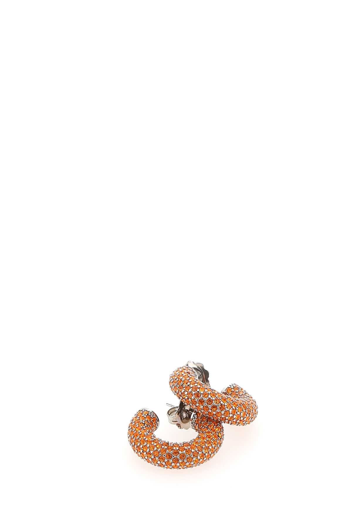 Amina Muaddi Women Embellished Metal Mini Cameron Earrings AMINA MUADDI