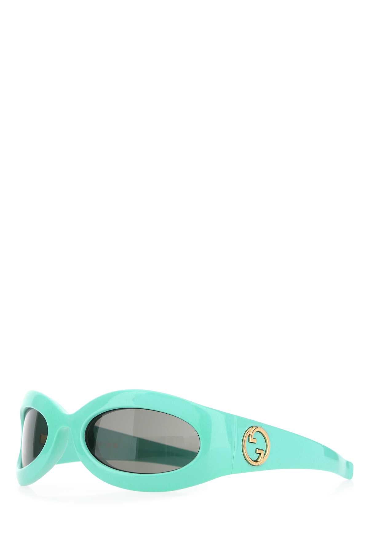 Gucci Women Turquoise Acetate Sunglasses GUCCI