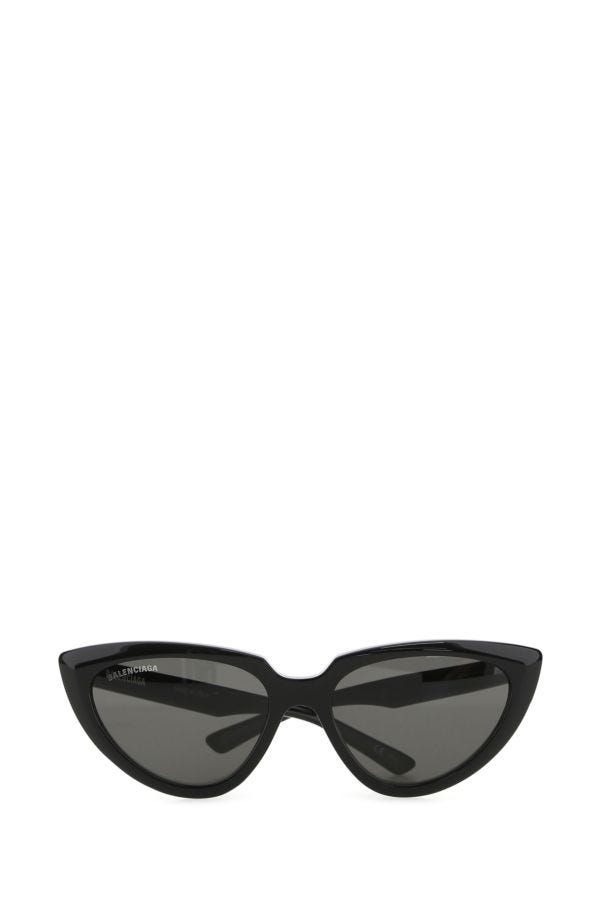 Balenciaga Unisex Black Acetate Sunglasses