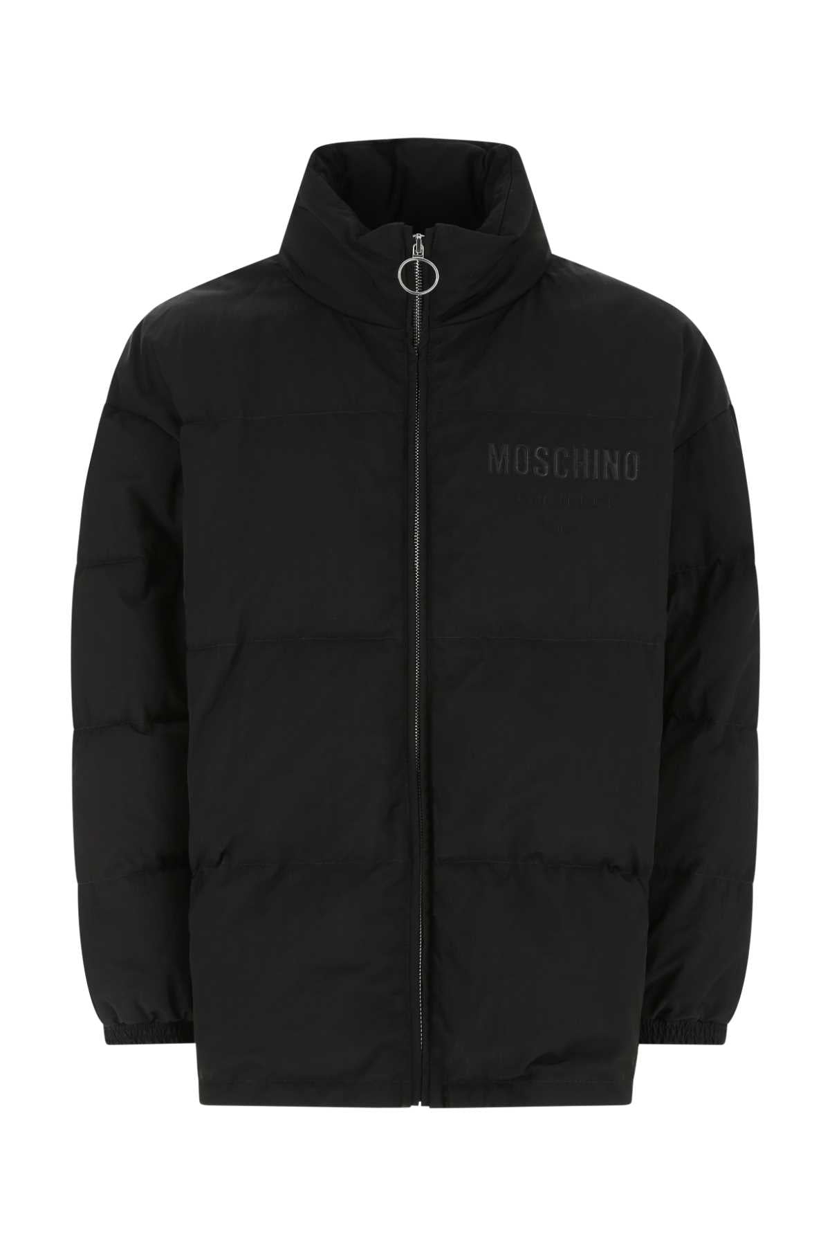 Moschino Men Black Nylon Padded Jacket MOSCHINO