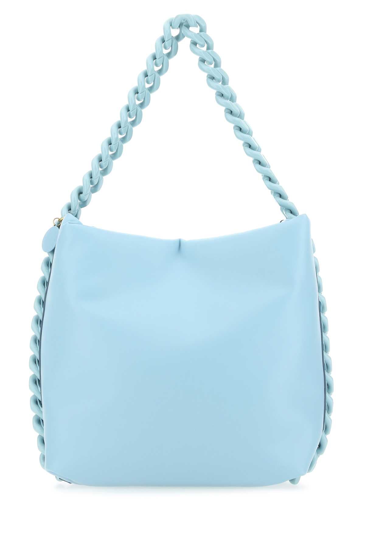 Stella Mccartney Women Pastel Light-Blue Alter Mat Falabella Padded Shoulder Bag STELLA MCCARTNEY