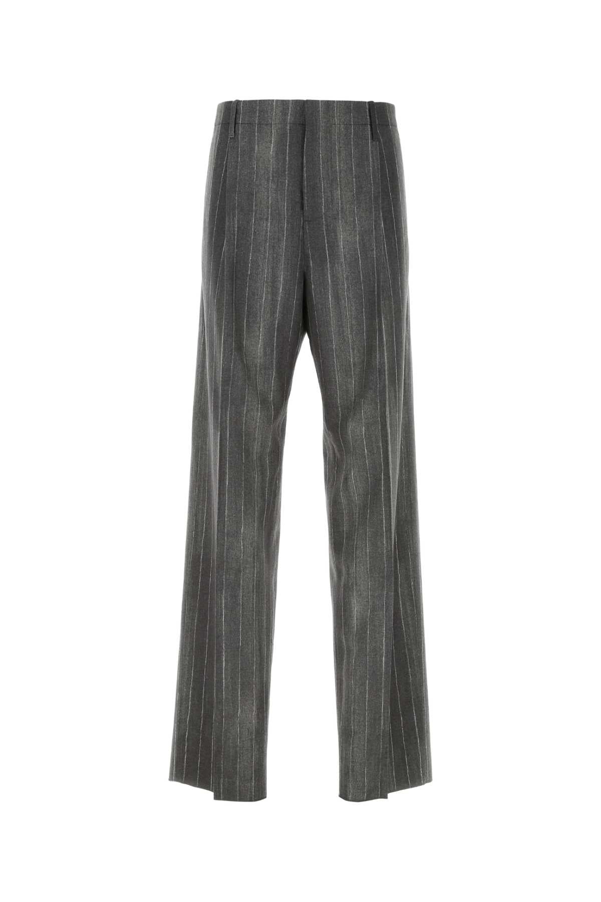 Versace Men Printed Wool Pant VERSACE
