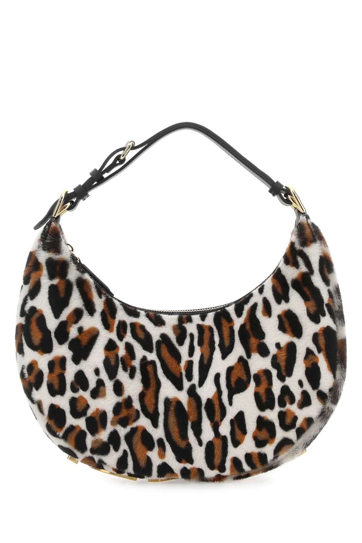 Fendi Women Printed Calfhair Small Fendigraphy Handbag FENDI