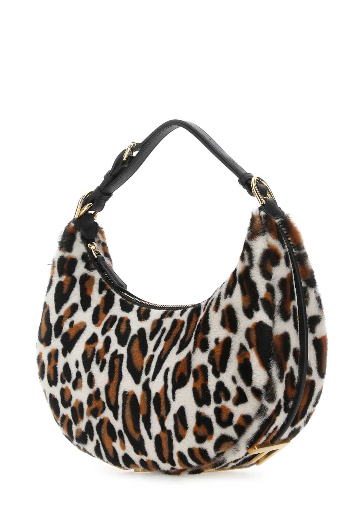 Fendi Women Printed Calfhair Small Fendigraphy Handbag FENDI