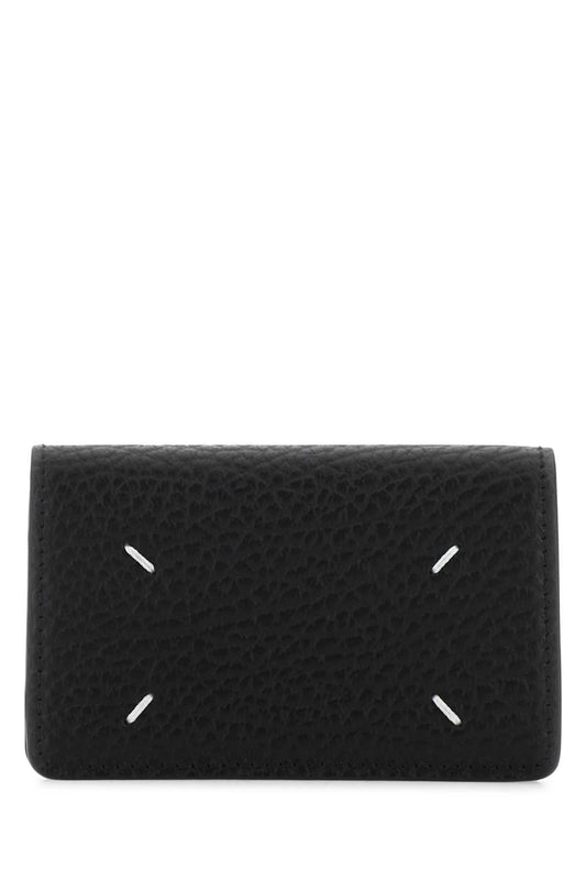 Maison Margiela Women Black Leather Coin Purse MAISON MARGIELA