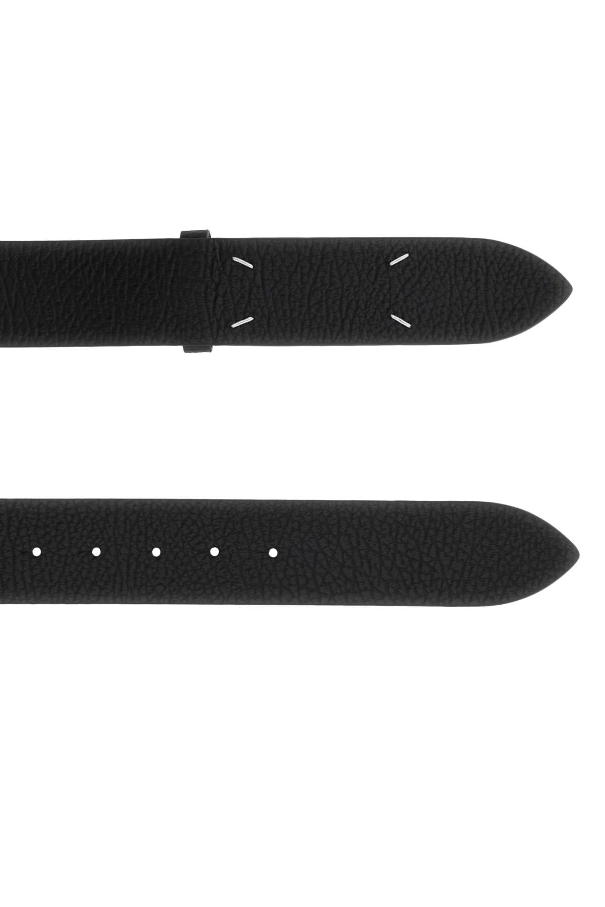 Maison Margiela Women Black Leather Belt MAISON MARGIELA