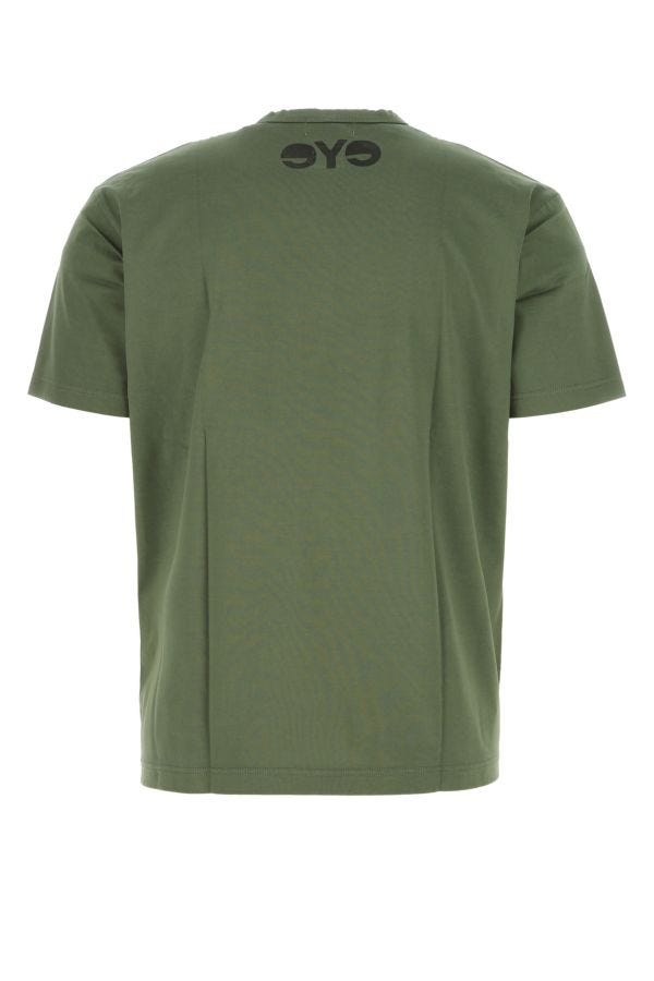 Junya Watanabe Man Green Cotton T-Shirt