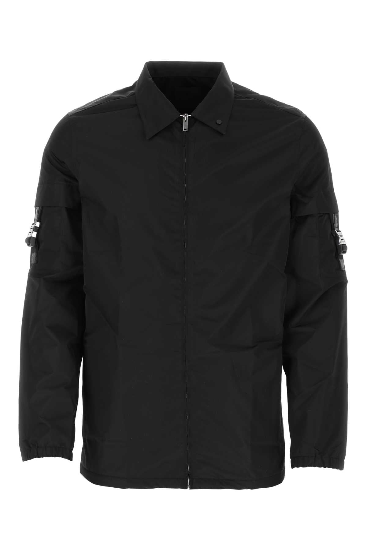 Givenchy Men Black Polyester Shirt GIVENCHY