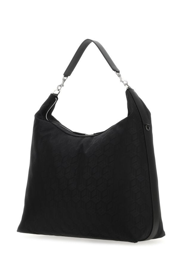 Mcm Unisex Black Nylon Aren Shoulder Bag