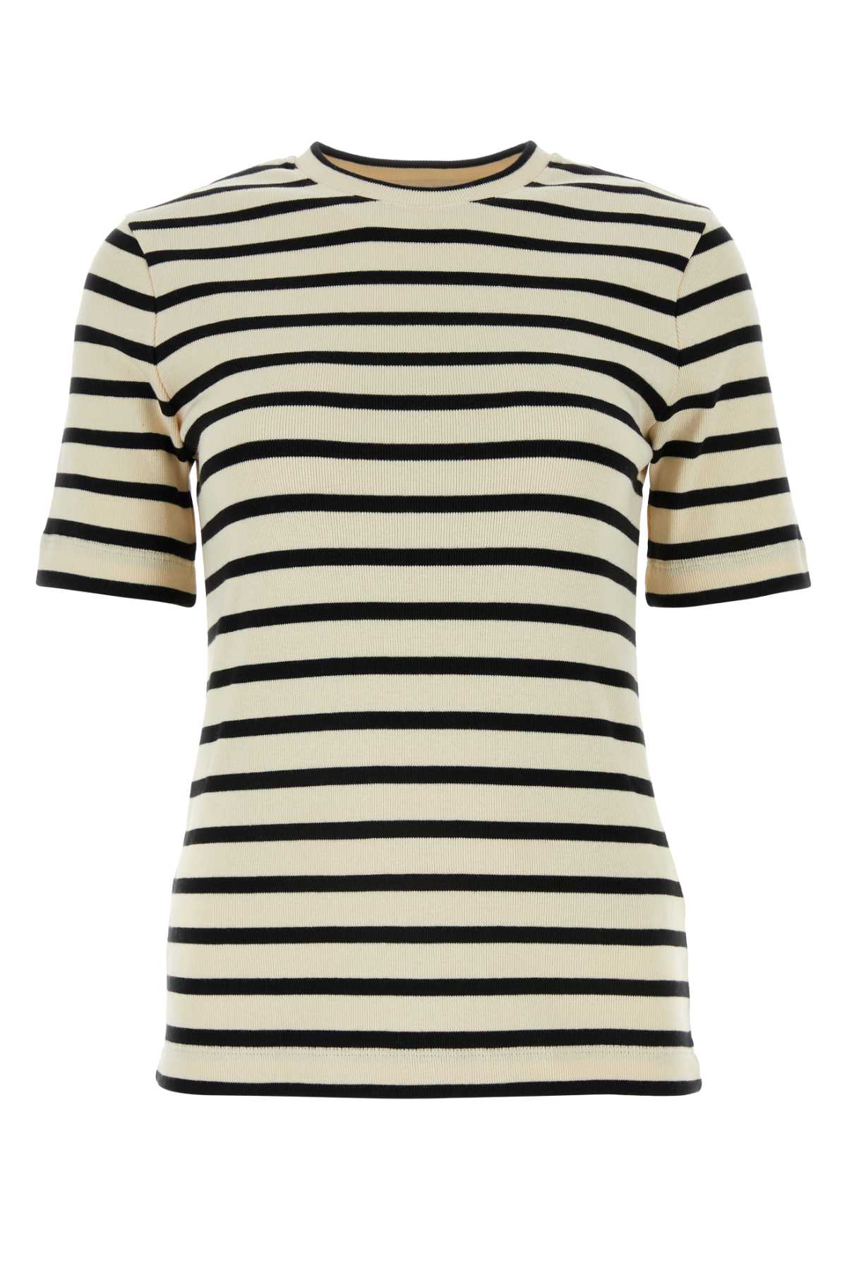 Jil Sander Women Embroidered Cotton T-Shirt JIL SANDER