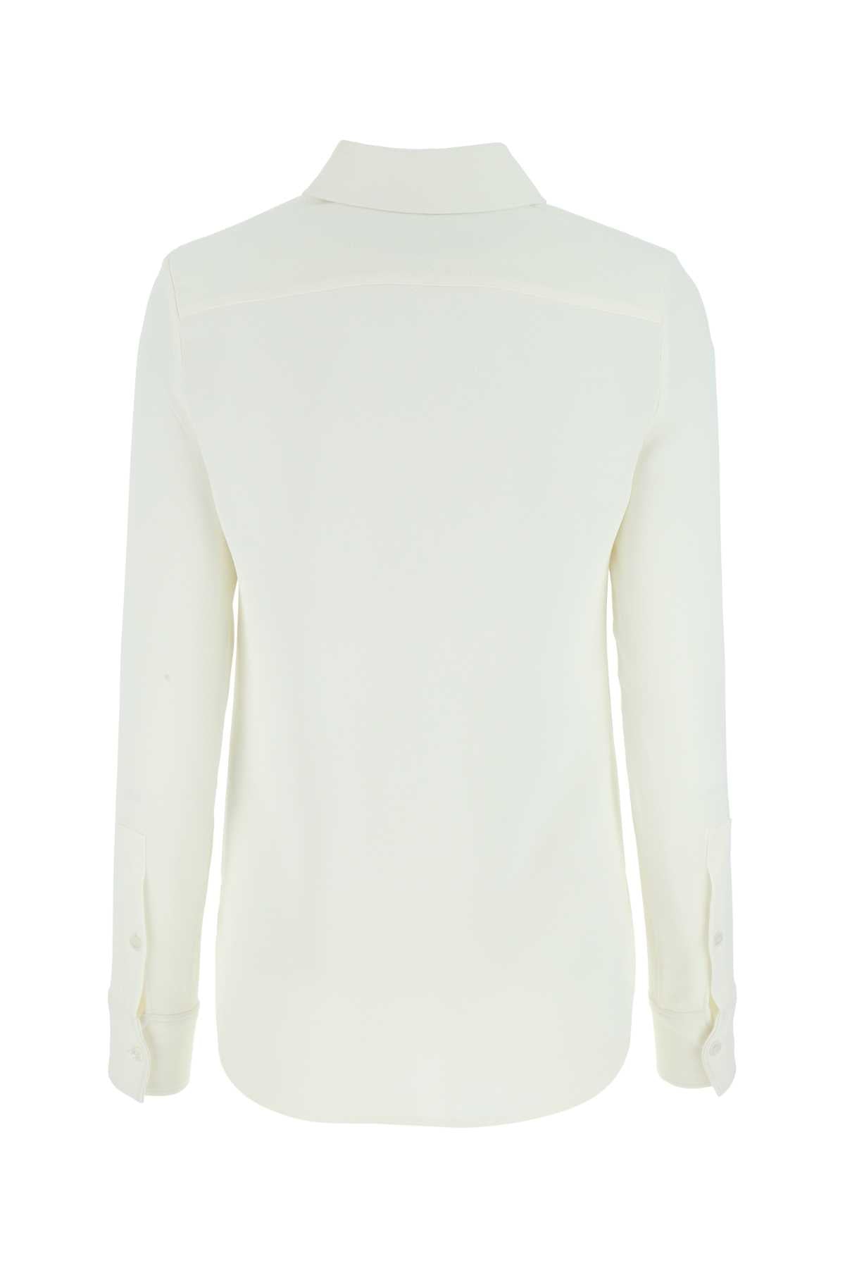 Stella Mccartney Women Ivory Stretch Viscose Shirt STELLA MCCARTNEY