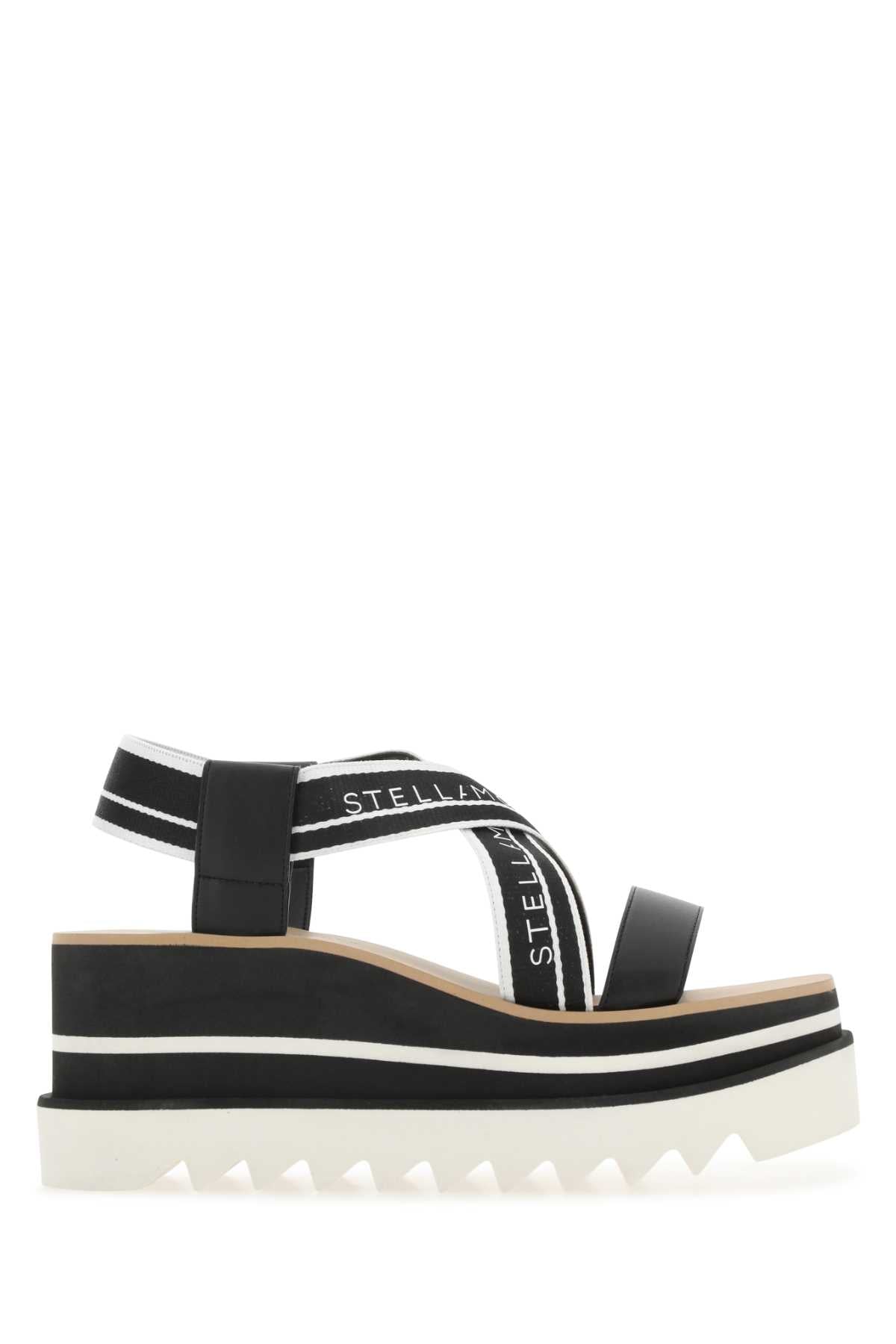 Stella Mccartney Women Two-Tone Fabric Sneak Elyse Sandals STELLA MCCARTNEY