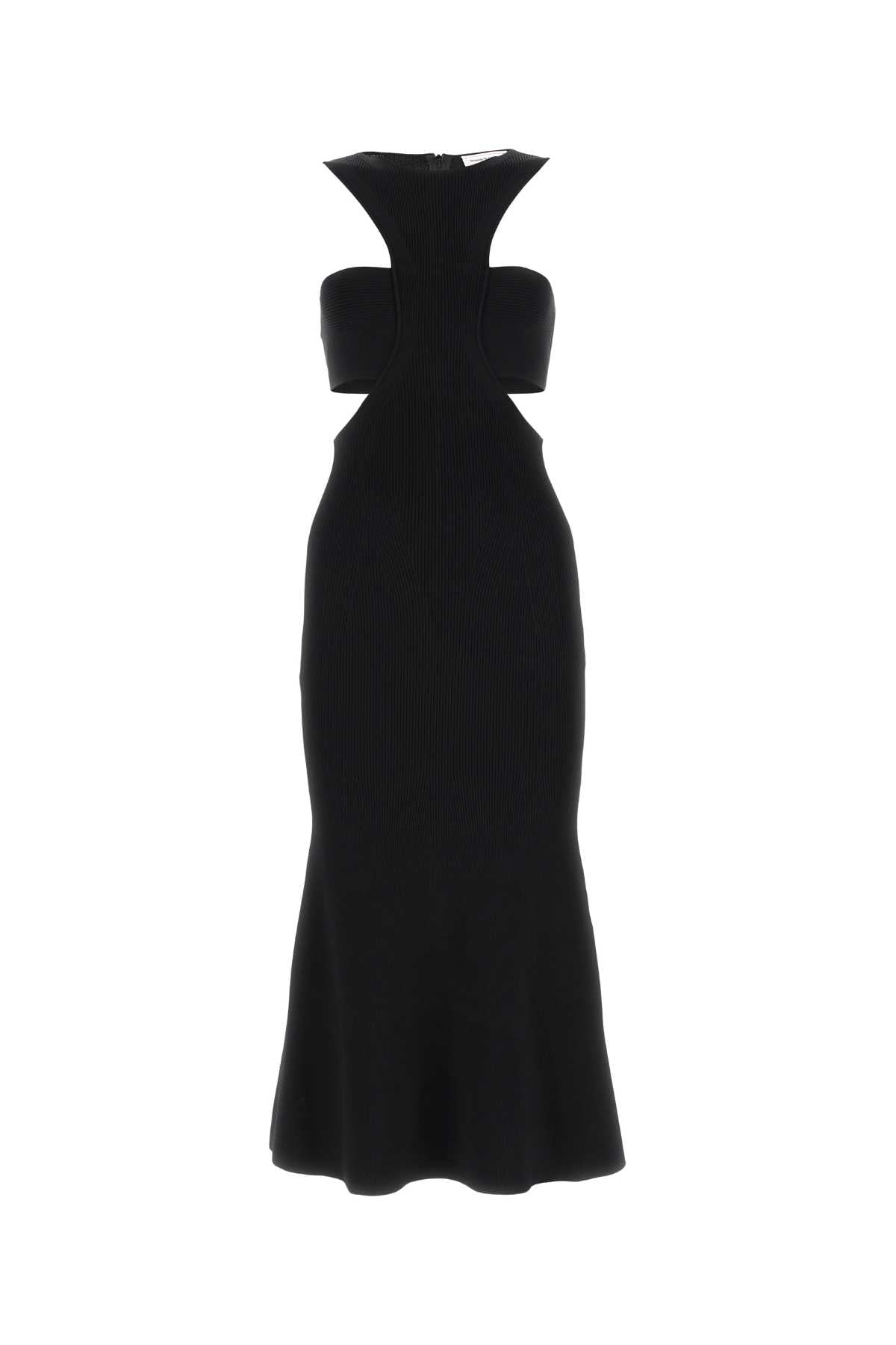 Alexander Mcqueen Women Black Viscose Blend Dress ALEXANDER MCQUEEN