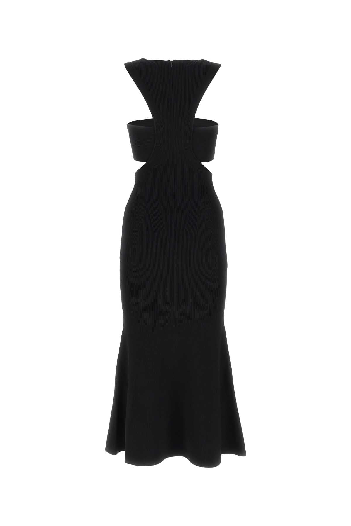Alexander Mcqueen Women Black Viscose Blend Dress ALEXANDER MCQUEEN