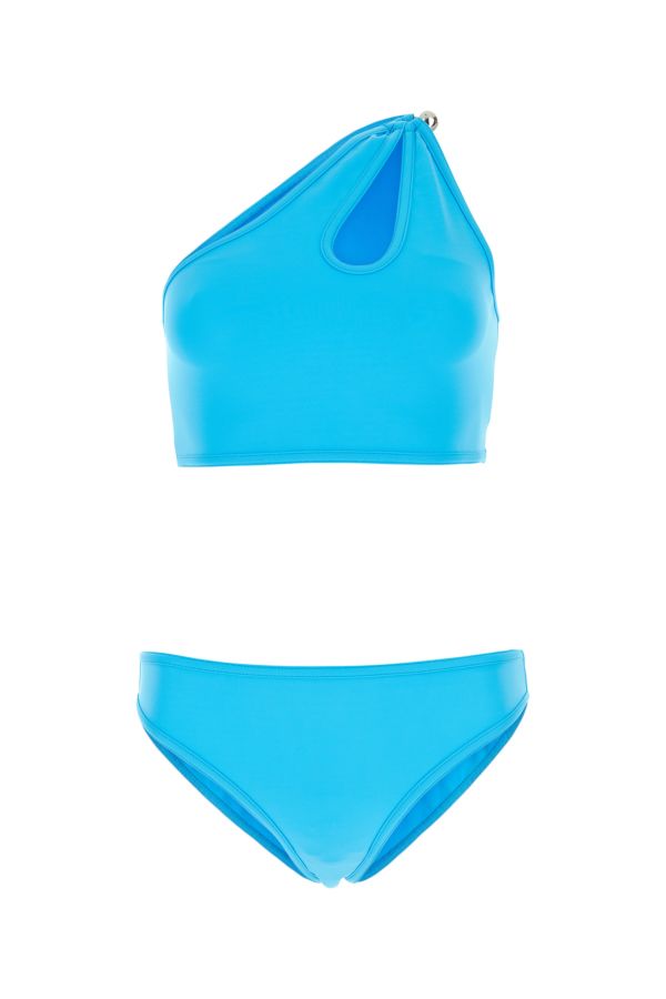Bottega Veneta Woman Turquoise Stretch Nylon Bikini